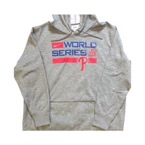 Nike Gray Philadelphia Phillies World Series Men's Hoodie 2022